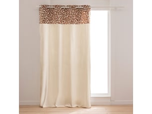 Rideau à œillets en chenille wild 140x240cm camel