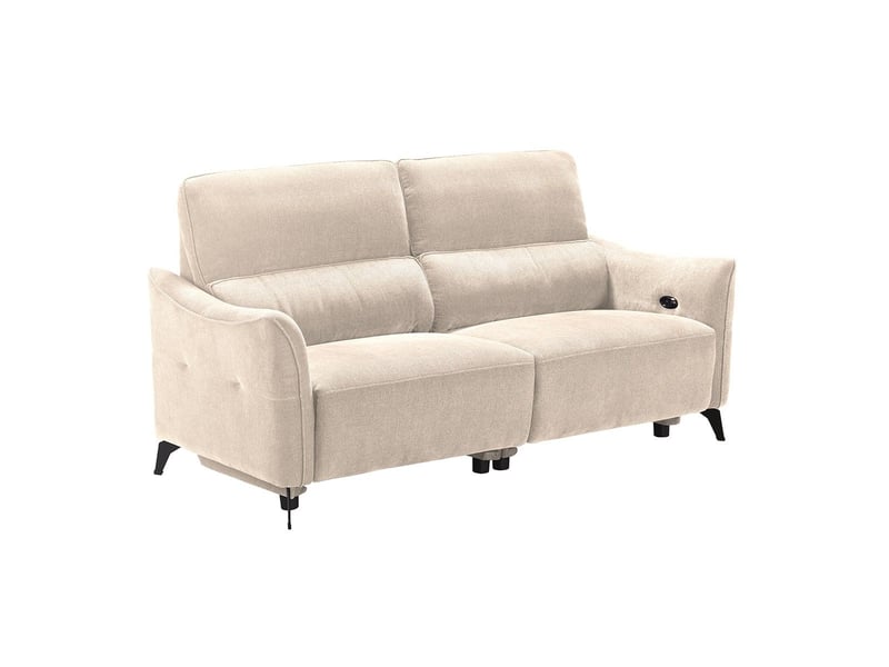  Canapé 3 places élec relax zéro gravity tissu waterproof beige - garios GARIOS - Conforama A