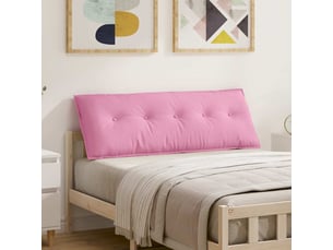 Coussin de dos, coussin de dossier rose 140 x 19 x 50 cm tissu cf54968