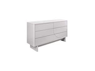 Buffet   6 tiroir(s) MEUBLORAMA  - 150 cm coloris blanc 