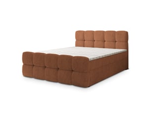 Lit avec rangement 160x200 cm <strong>MASSENO</strong> <strong></strong> coloris cuivré