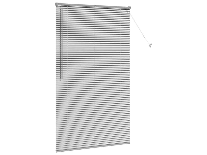 Store vénitien, store de fenêtre argenté 175 x 105 cm 25 mm aluminium cf47563 - Conforama E