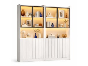 Vitrine coloris blanc HAUSS SPOLE - 160 cmx200 cm