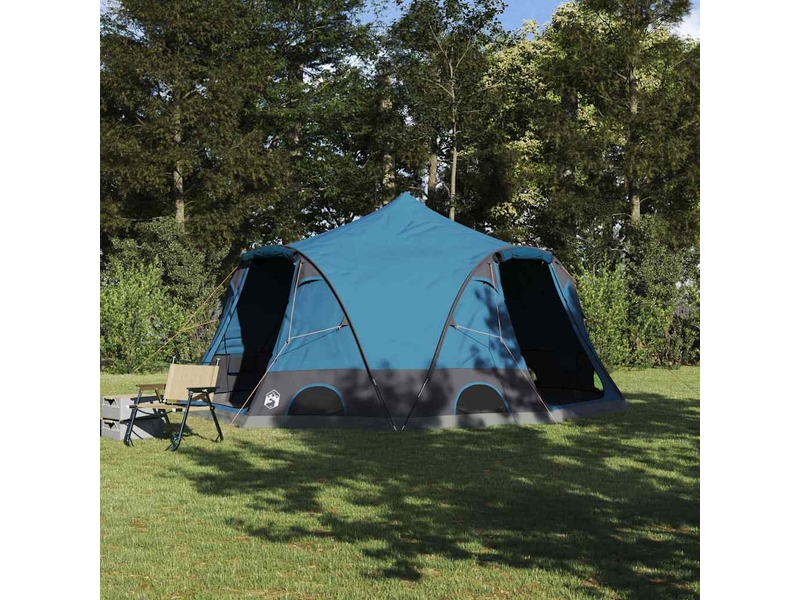  Tente de camping, tente dôme 4-personnes 4 personne bleu shl31802  - Conforama B