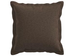 Lot de 6 housses de coussin houten taupe 50 x 50 cm lin synthétique cf50018
