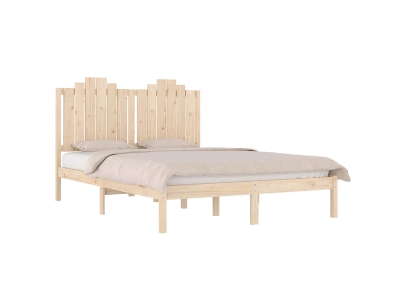  Lit double- lit adulte -  cadre de lit sans matelas bois massif  - Conforama B
