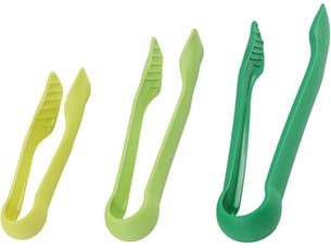 3 pièces pince de cuisine antidérapante, pinces à grillade friture servir, pinces alimentaire pour viande salade, 3 tailles empilables