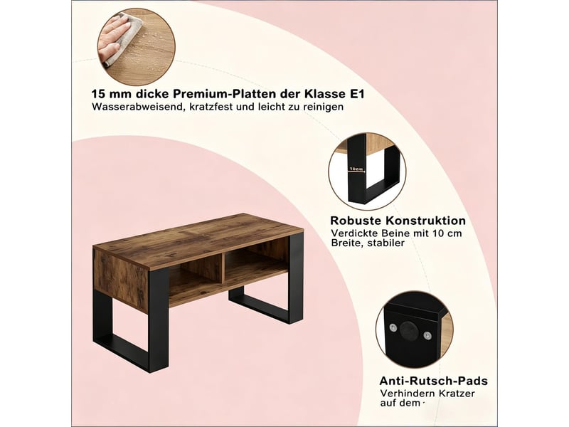  Table basse table d’appoint table de salon  - Conforama E