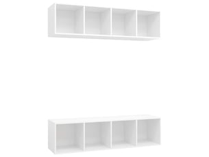 Meuble tv coloris blanc  <strong></strong>  <strong></strong>
