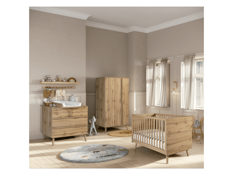 Lit 140 x 70 big martha chêne BIG MARTHA OAK - Conforama C