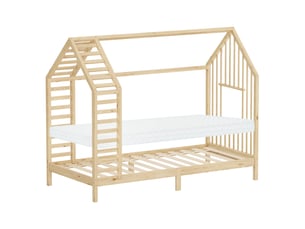 Lit cabane 90x200 cm <strong>ML-DESIGN</strong> <strong>ECD Germany GmbH</strong> coloris naturel