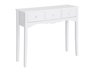 Console 3 tiroir(s)  coloris blanc <strong></strong> <strong></strong>