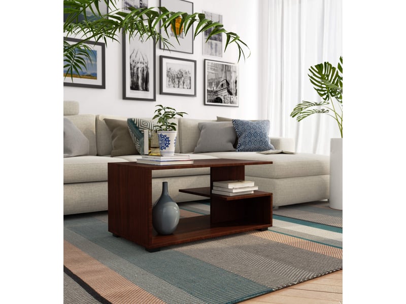  Table basse akord pin wengé 90 cm 90x51x45 cm PIN - Conforama E