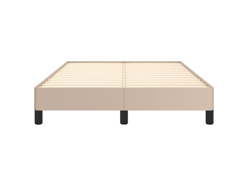  Lit double- lit adulte -  cadre de lit sans matelas cappuccino 120x190 cm similicuir  - Conforama D