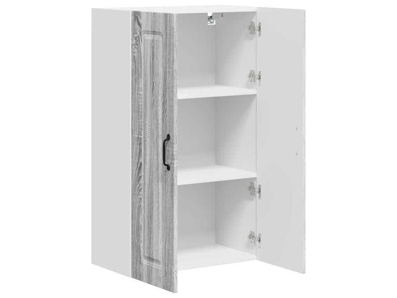 Meuble mural de cuisine | armoire de cuisine gris sonoma 60x31x100cm shl4315 - Conforama E