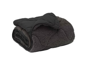 Duvet d'hiver - couette 135 x 200 cm hiver - couette anthracite respirant
