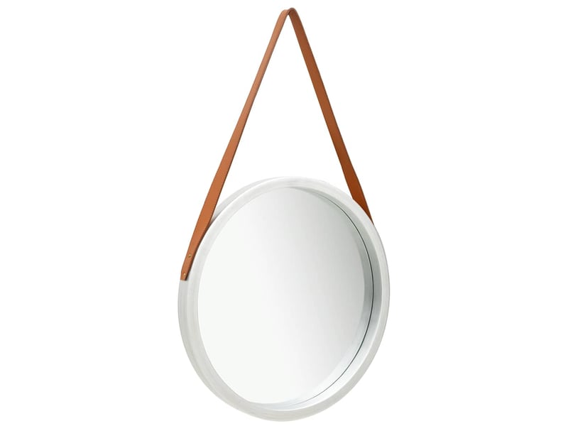  Miroir mural avec sangle 50 cm argenté cf62827  - Conforama B