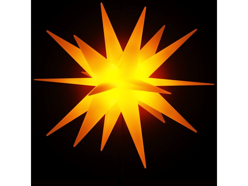  Lumières de noël avec piquets 3 pcs led pliable jaune 57 cm  - Conforama D