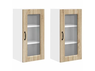 Meuble mural de cuisine | armoire de cuisine 2 pcs chêne sonoma shl9020