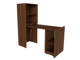 Bureau BEAOK  126 cm coloris bois foncé