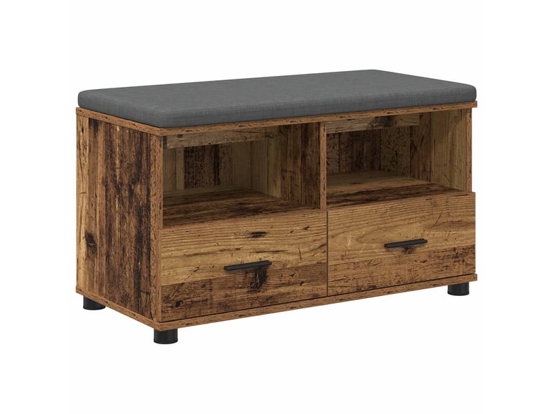  Banc d'entrée, banc interieur bois ancien 80x38x46 cm  - Conforama A
