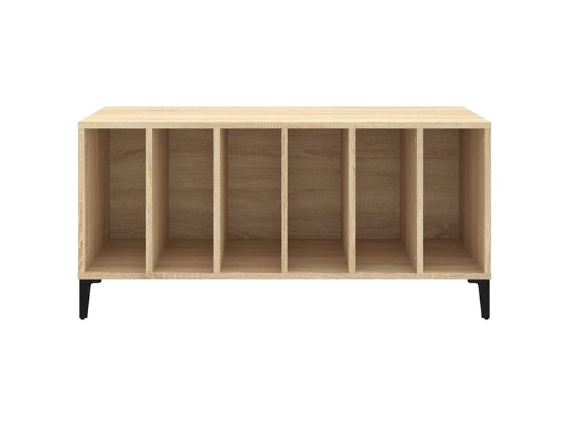  Armoire à disques, armoire de rangement chêne sonoma 100x38x48 cm bois d'ingénierie  - Conforama E