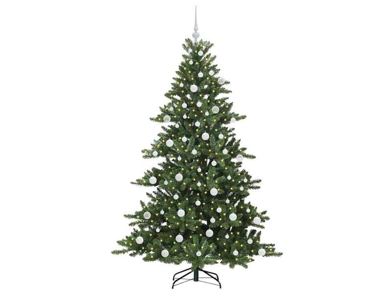 Sapin de noël artificiel, arbre de noël à branches articulées vert 180 cm shl7712  - Conforama C