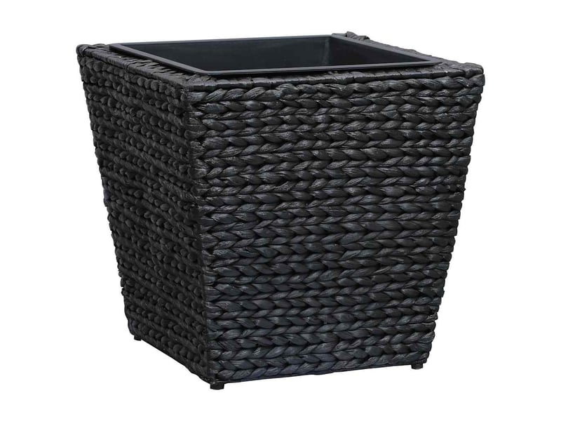  Jardinière - lits surélevés 3 pcs jacinthe d'eau noir  - Conforama E