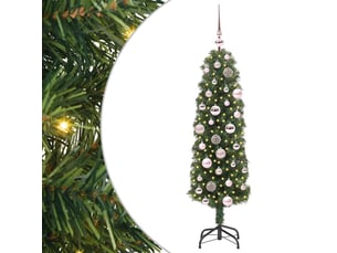 Sapin de noël artificiel, arbre de noël vert 120 cm pvc et acier et plastique shl616