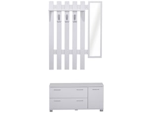 Console 2 tiroir(s)  coloris blanc <strong></strong> <strong></strong>