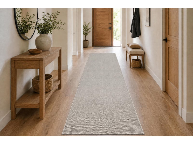  Tapis de couloir casablanca loom argent, bouclé, doux intérieur et extérieur 80 cm 80x280 cm  - Conforama E