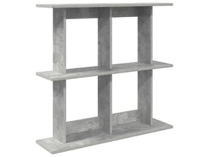Étagère flottante, étagère suspendue montage mural gris béton 100 x 20 x 75 cm cf42533