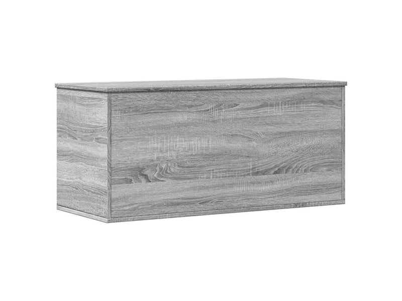  Boîte de rangement, coffre de rangement sonoma gris 100x42x46 cm bois d'ingénierie  - Conforama A