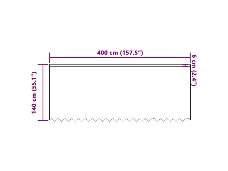  Rideau en dentelle, rideau ajouré, voilage blanc 140 x 400 cm polyester cf43667  - Conforama E