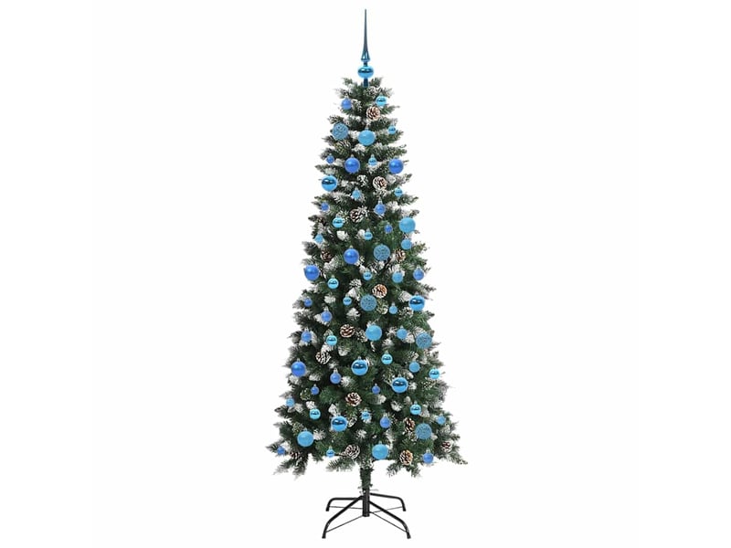  Sapin de noël artificiel, arbre de noël vert 180 cm pvc, plastique et acier shl1964  - Conforama D