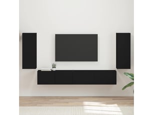 Meuble tv coloris noir 98 cm <strong></strong>  <strong></strong>