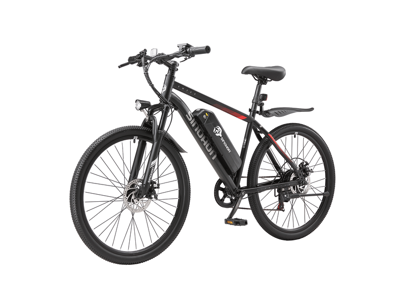  Vélo de route électrique sinohon em200d 26 po, léger, noir  - Conforama A