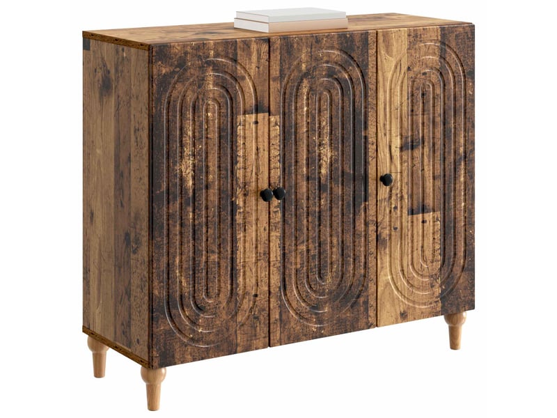  Buffet - bahut - meuble de rangement bois ancien 89 x 34,5 x 80 cm bois d'ingénierie  - Conforama C