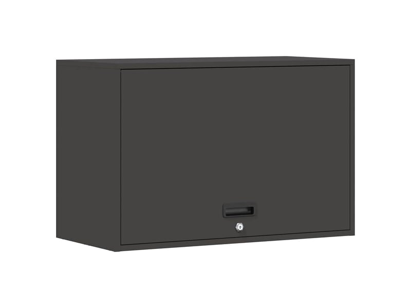  Armoire murale salon, meuble de rangement pour garage noir 80 x 40 x 53 cm  - Conforama A