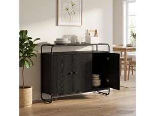 Buffet    <strong></strong> <strong></strong> - 102 cm coloris noir 