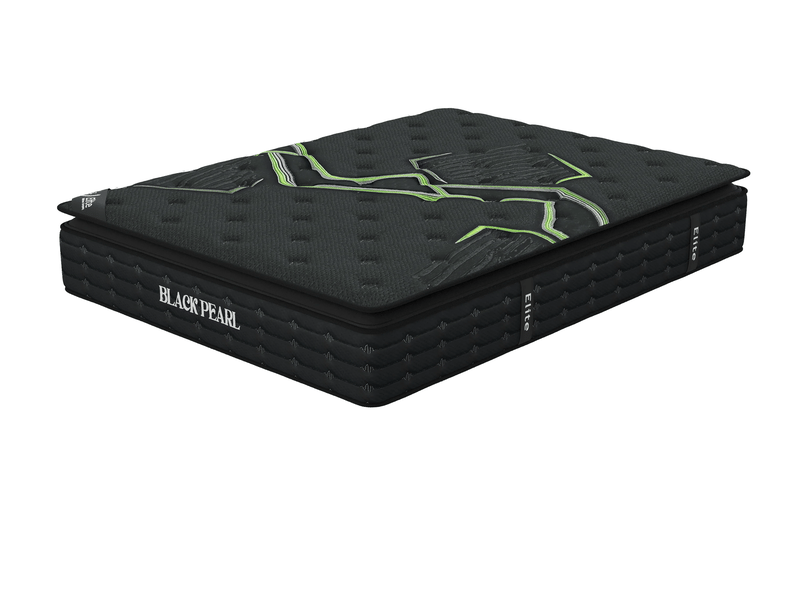  Matelas Black pearl  200x200 cm hauteur 28 cm surmatelas intégré ressorts ensachés 7 zones mémoire de forme visco  - Conforama A