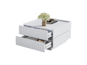 Table basse coloris blanc <strong></strong> <strong></strong>