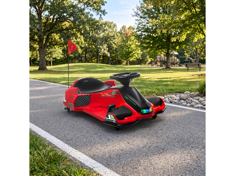  Kart électrique drift enfant voiture électrique enfant 12v 2 vitesses 3-8 kmh  - Conforama D