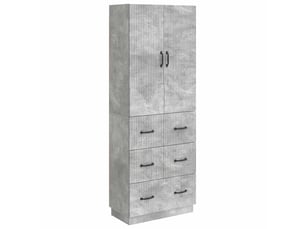 Armoire <strong></strong> <strong></strong> coloris gris largeur 66 cm