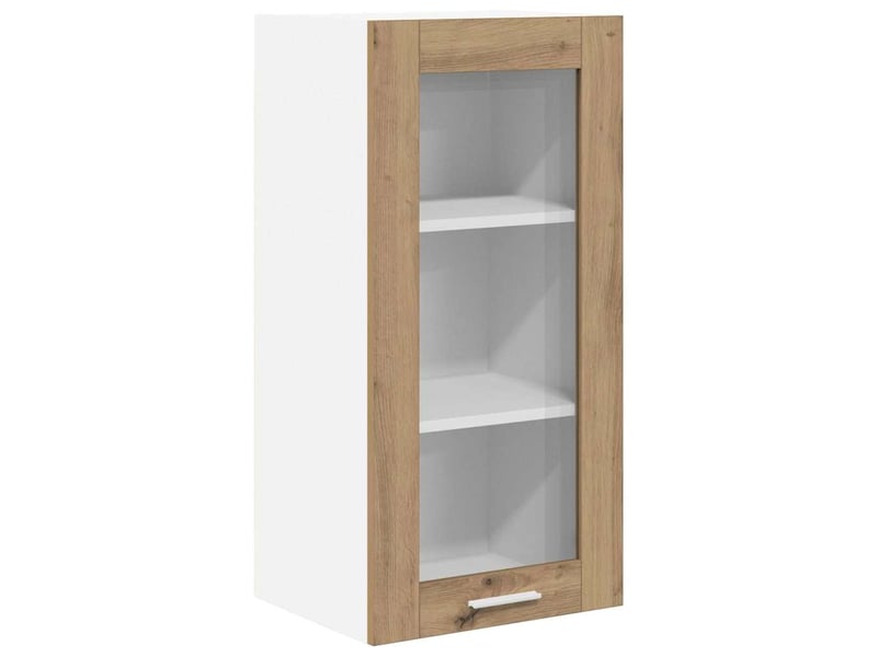 Meuble de rangement cuisine, armoire suspendue chêne artisanal 40x31x80cm  - Conforama A