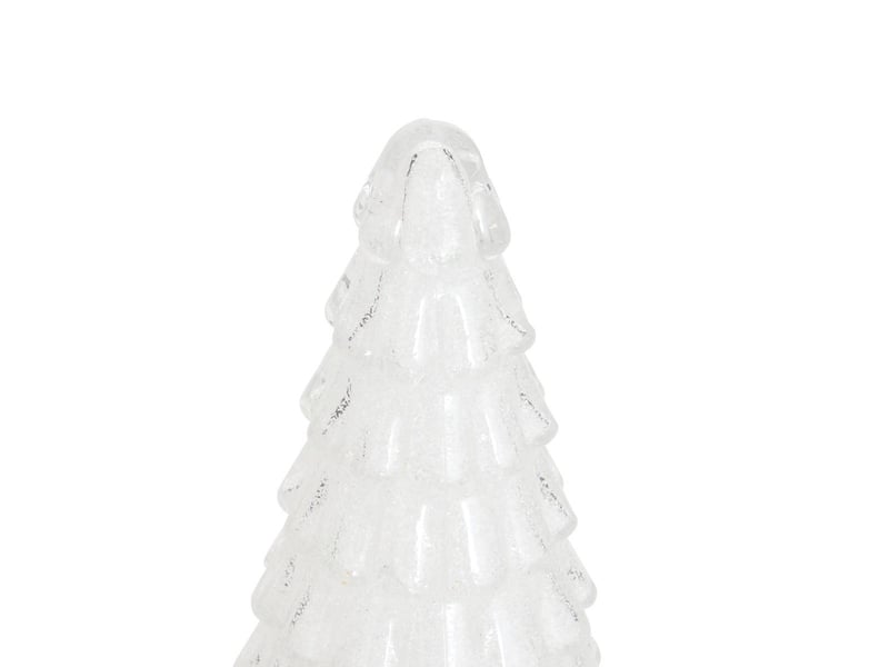  Sapin led verre blanc h32  - Conforama B