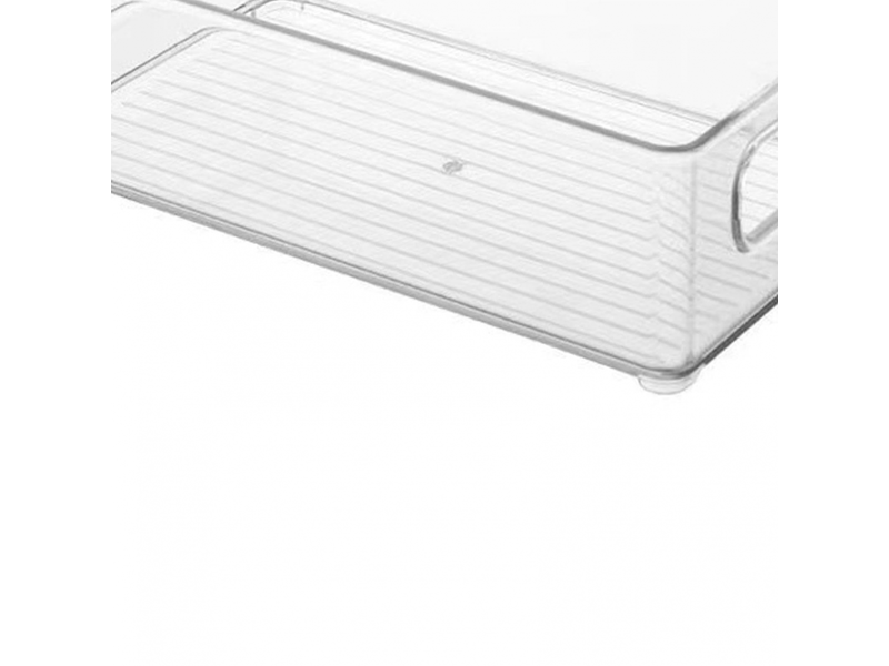  Boîte de rangement transparente en acrylique pour bureau, présentoir pour maquillage, conteneurs pour mas  - Conforama E