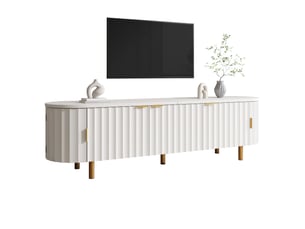 Meuble tv coloris blanc  <strong>BLK</strong>  <strong></strong>