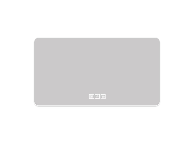 Miroir salle de bain led 60x120cm antibuée éclairage réglable 3 couleurs moderne murale verre trempé sécurité déco maquillage résistant longue durée - Conforama A
