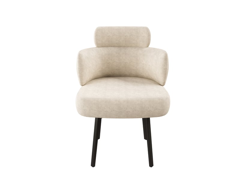  Chaise de salle à manger pivotante 360° avec accoudoirs evryae  - Conforama A